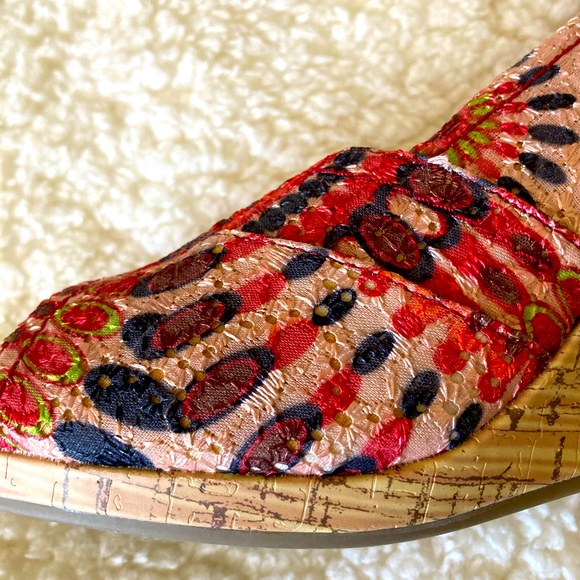 Faded Glory Open-toe Pumps SZ-8 EUC - Picture 8 of 12